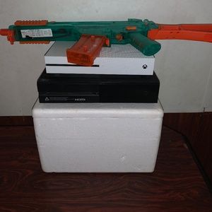 Two consoles and toys and more stuff etc..